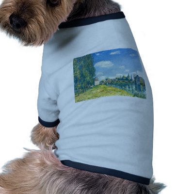 Alfred Sisley - Brücke von Moret im Sommer 1888 Pet Clothing by inquester
