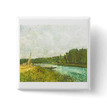 Alfred Sisley - Die Ufer der Oise 1878-1880 Button