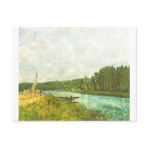 Alfred Sisley - Die Ufer der Oise 1878-1880 Post Cards