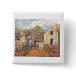 Alfred Sisley - Dorf von Voisins, Village Oil 1874 Pin