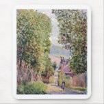 Alfred Sisley - Eine Straße in Louveciennes 1878 Mouse Pads