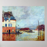 Alfred Sisley - Flood at Port Manly Posters