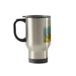 Alfred Sisley - Flussufer 1890 Geese Donkey Cart Coffee Mug