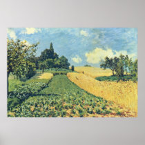 Alfred Sisley - Hügeln von Argenteuil 1873 oil Print