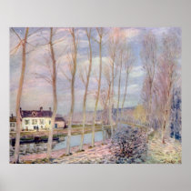 Alfred Sisley Loing - Kanal 1892 Oil Landscape Posters