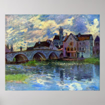Alfred Sisley - Moret-sur-Loing Print