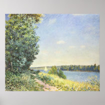 Alfred Sisley - Normandie 1894 Oil on Canvas Posters