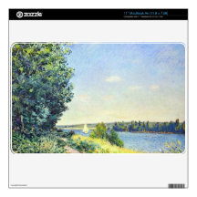 Alfred Sisley - Normandy path on the water in the MacBook Air Decal