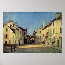Alfred Sisley - Platz in Argenteuil 1872 Oil Print