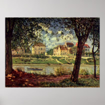 Alfred Sisley -  Seine bei Saint-Mammès 1884 Print
