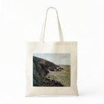 Alfred Sisley - Ventania 1897 Oil Beach Sea Rock Bag