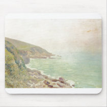 Alfred Sisley - Waliser Küste im Nebel 1887 - Oil Mouse Pads