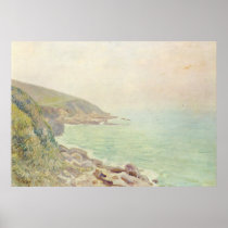 Alfred Sisley - Waliser Küste im Nebel 1887 - Oil Poster