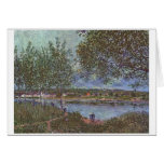 Alfred Sisley Weg der alten Fähre in By 1880 cards
