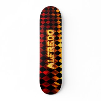 Real Flames skateboard design. skateboard