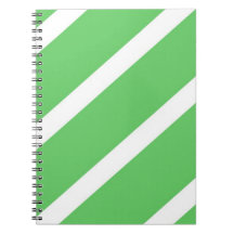 Algae Stripes Spiral Notebooks