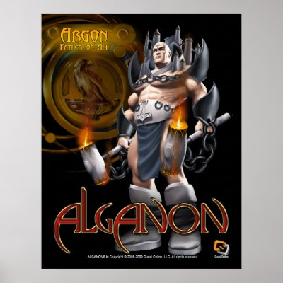 Alganon Argon Deity Poster by QuestOnline