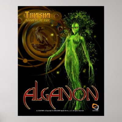 Alganon Triasha Deity Poster by QuestOnline