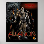 Alganon Vakgarr Deity Poster posters