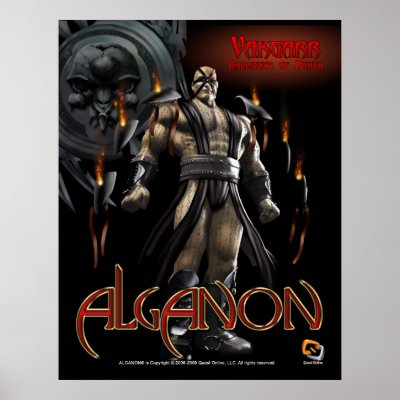 Alganon Vakgarr Deity Poster by QuestOnline