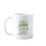 Algebra_Display_Green Coffee Mug