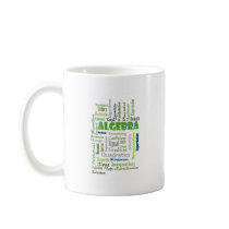 Algebra_Display_Green Coffee Mug