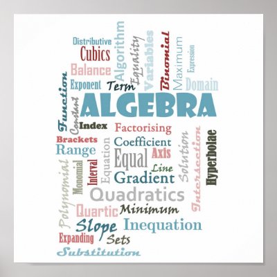 Algebra_Display Poster