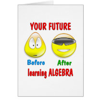 Algebra Future Greeting Cards