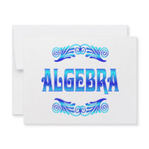 ALGEBRA INVITATIONS