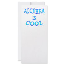 Algebra is Cool Rack Card Template