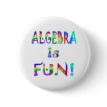 Algebra is Fun buttons by SchoolAids Algebra is Fun buttons