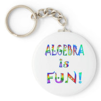 Algebra is Fun Key Chain