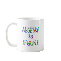 Algebra is Fun Mugs