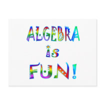 Algebra is Fun Postcard