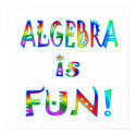 Algebra is Fun posters