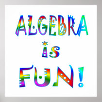 Algebra is Fun - Starting at $11.80 Posters