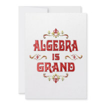 Algebra is Grand Invite