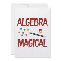 Algebra is Magical Personalized Invite