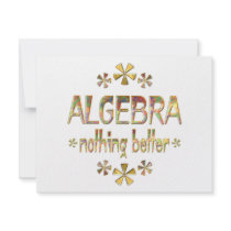 ALGEBRA Nothing Better Custom Invites