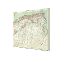 Algeria and Tunisia Stretched Canvas Prints