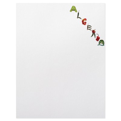 Algeria Chili Peppers Custom Letterhead by chili_state