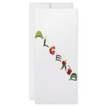 Algeria Chili Peppers Rack Card Template