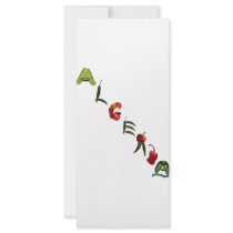 Algeria Chili Peppers Rack Card Template