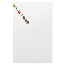 Algeria Chili Peppers Custom Stationery