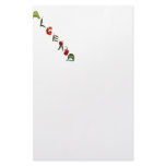 Algeria Chili Peppers Custom Stationery