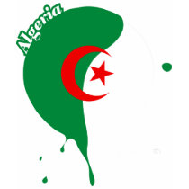 Algeria Circle Black t-shirts by africanpath Algeria Circle Black t-shirts