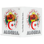 Algeria Coat of Arms 3 Ring Binder