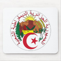 Algeria Coat of Arms Mouse Pad