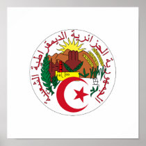 Algeria Coat of Arms Print