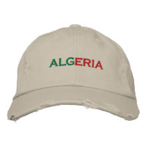 ALGERIA EMBROIDERED BASEBALL CAPS